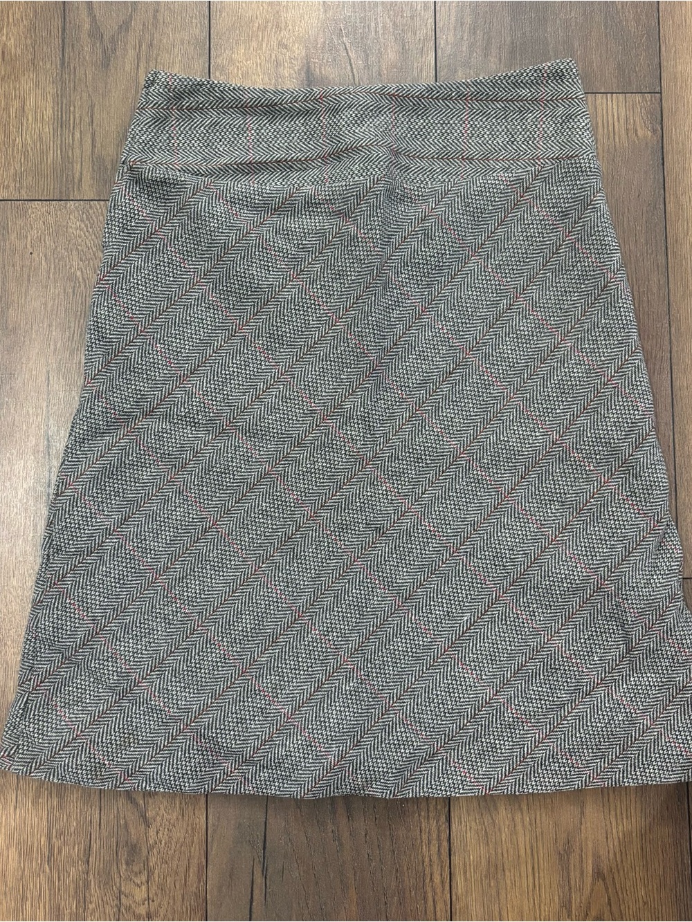 United Colors of Benetton A-line Wool Blend Skirt, Size 40